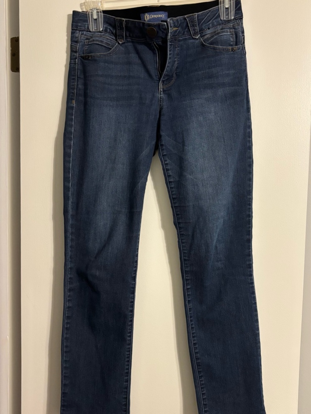 Democracy Dark Blue Straight Leg Women's Jeans